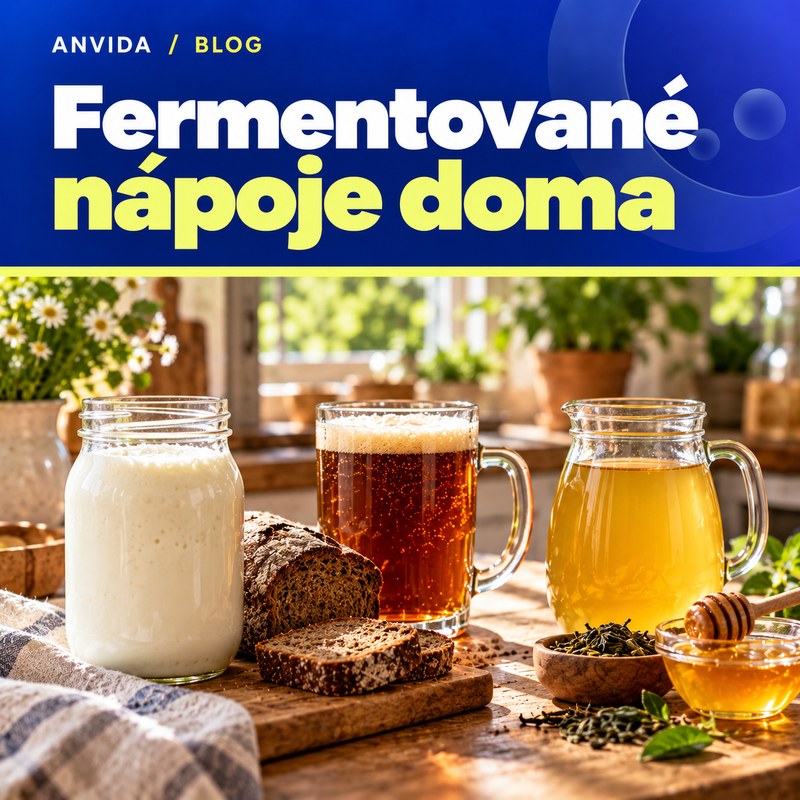 Fermentované nápoje doma: kefír, kvass a jun