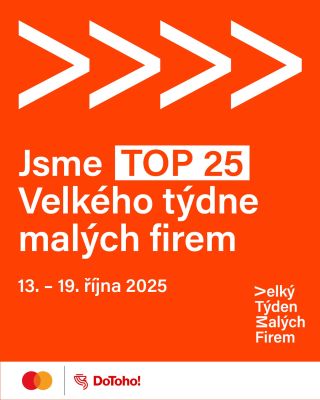 🔥 Velký úspěch pro nás! 🔥 Byli jsme vybráni mezi 25 nejlepších firem z cca 1000 přihlášených! 🙌✨ Je to neuvěřitelné, když...